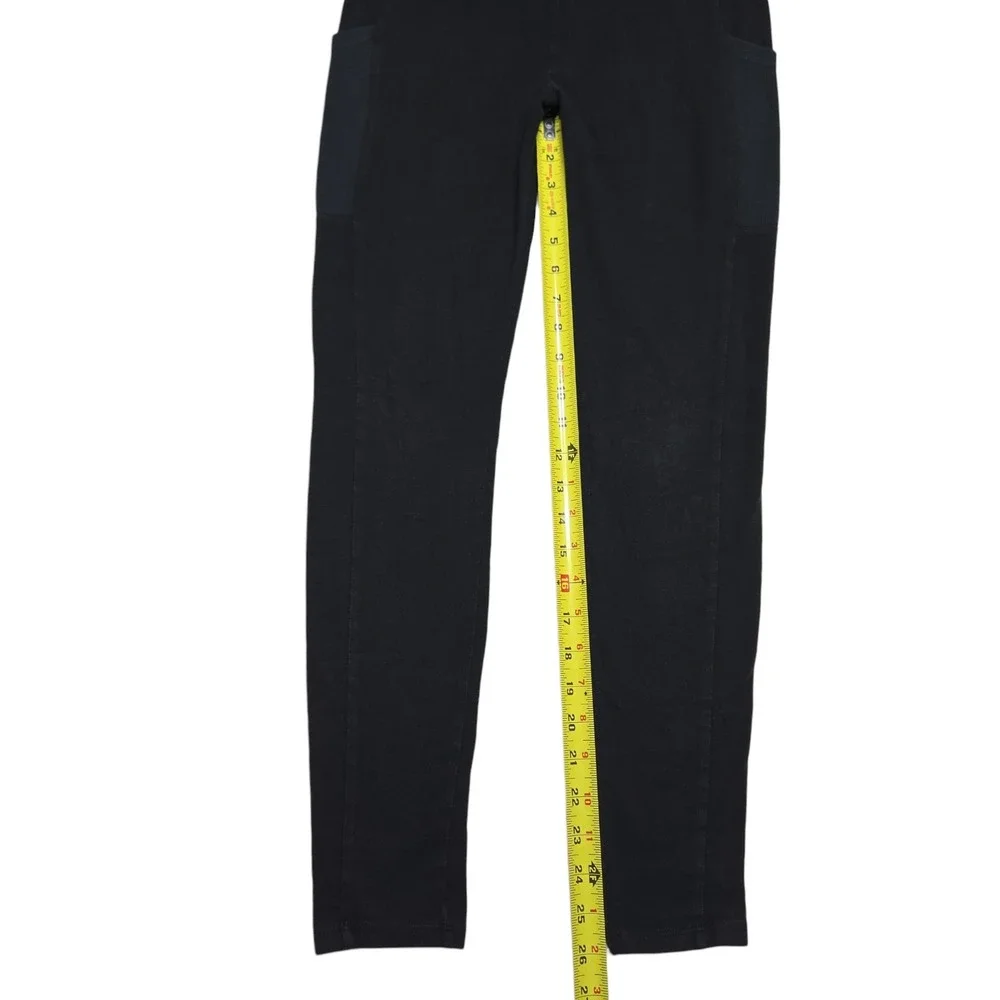 Art Class Leggings Girls XL 14-16 Black Crossover Waist Media Pockets Athleisure